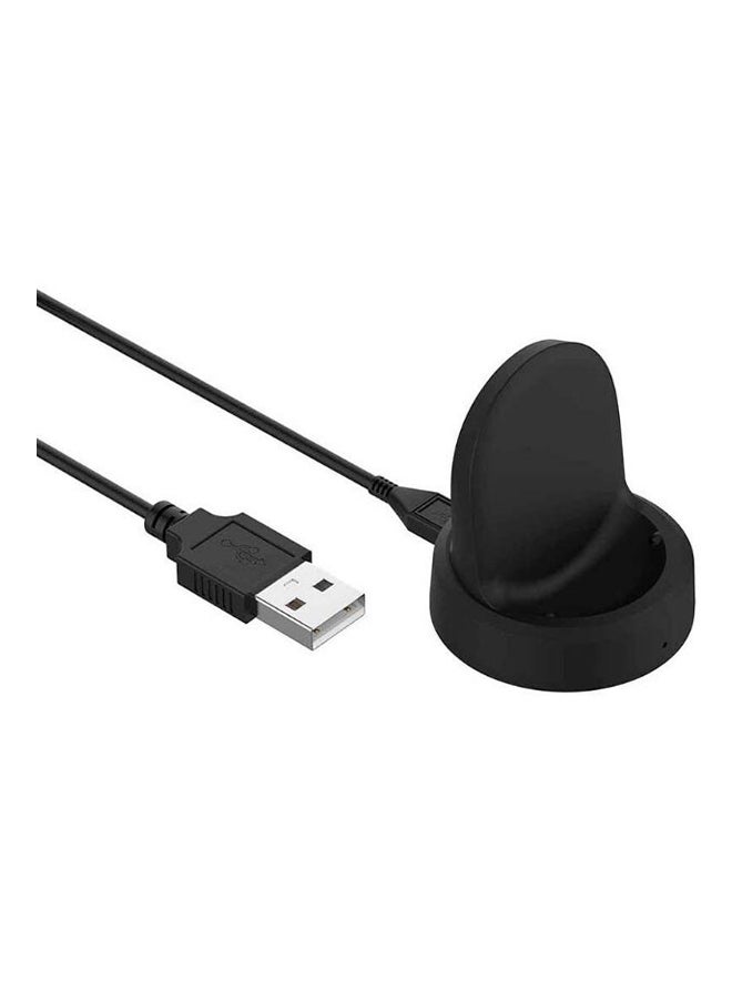 USB Charger Cable Dock For Samsung Galaxy Watch Sm-R810 Black