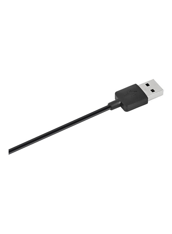 USB Charging Dock Cable Replacement Cord Universal Travel Charger Compatible With Ticwatch Pro 2020 Cradle Wristband Magnetic Adapter SmartWatch Accessories Black