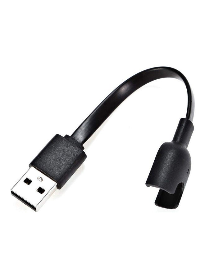 USB Charging Cable Charger Cord for Xiao-mi Mi Band 2 Clear