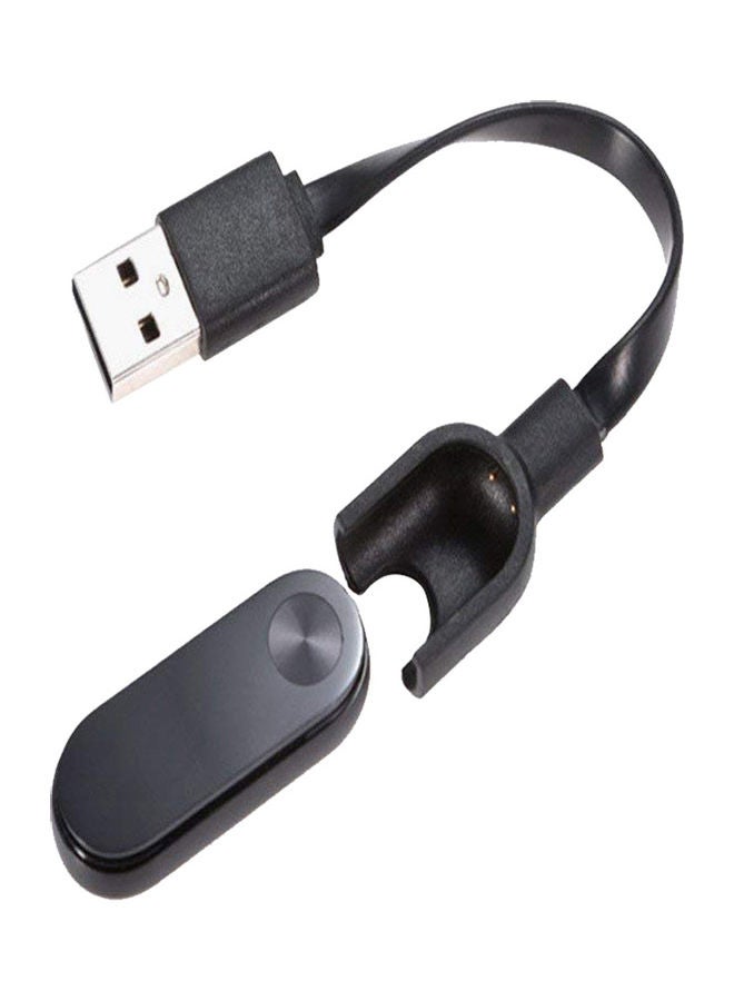 USB Charging Cable Charger Cord for Xiao-mi Mi Band 2 Clear