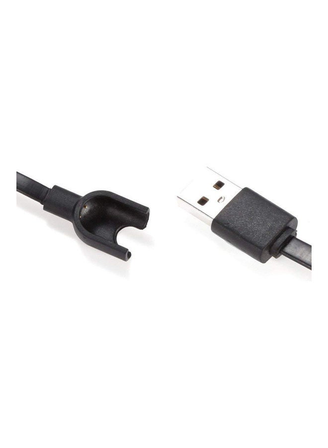 USB Charging Cable Charger Cord for Xiao-mi Mi Band 2 Clear
