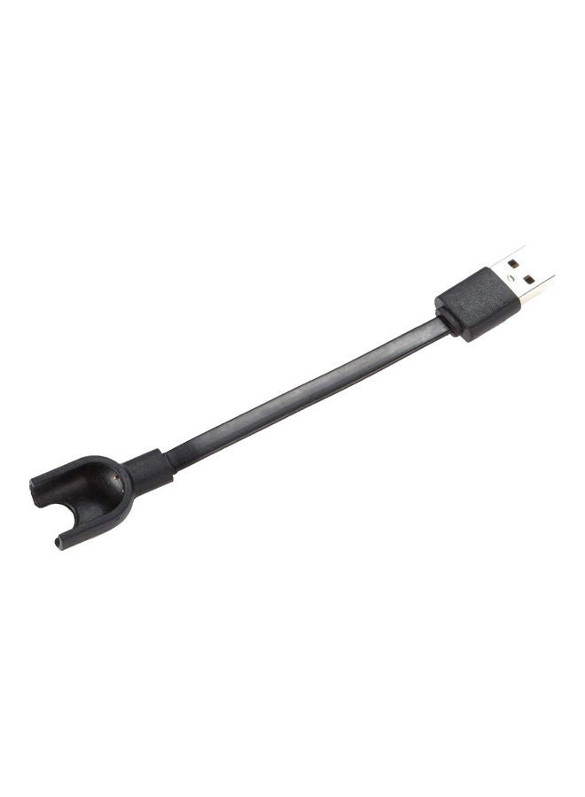 USB Charging Cable Charger Cord for Xiao-mi Mi Band 2 Clear