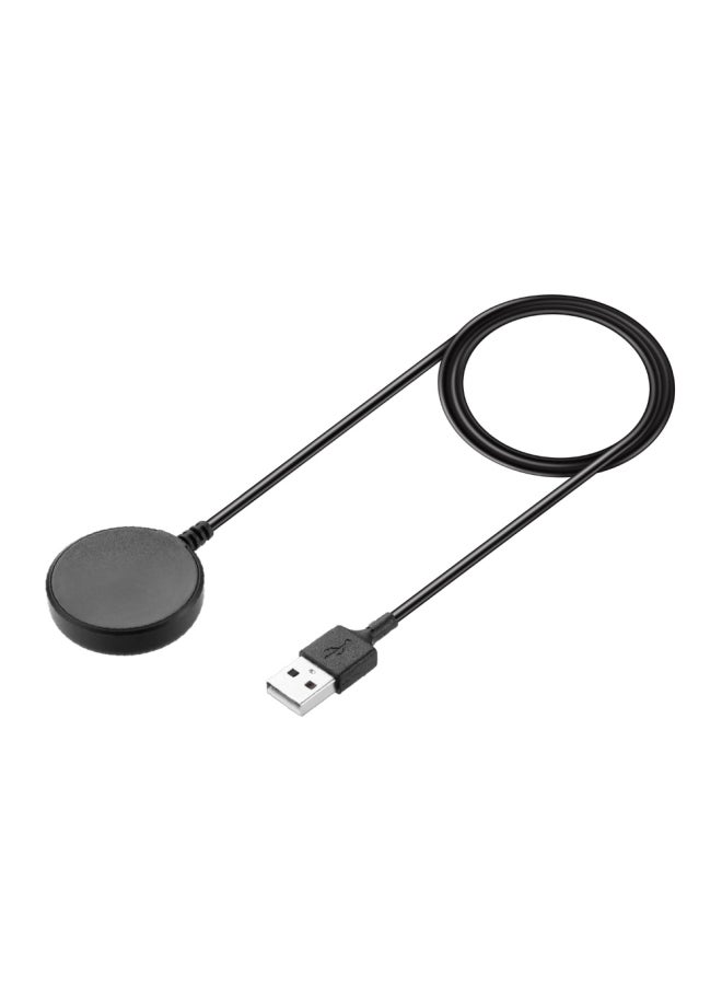 Replacement USB Charging Cable For Samsung Galaxy Watch Active 2 Black