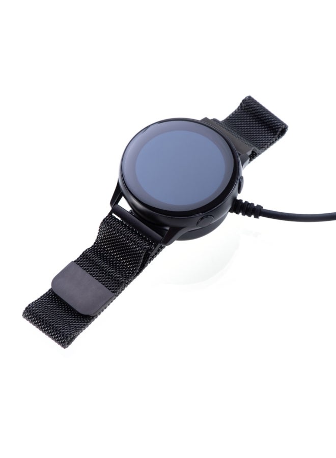 Replacement USB Charging Cable For Samsung Galaxy Watch Active 2 Black