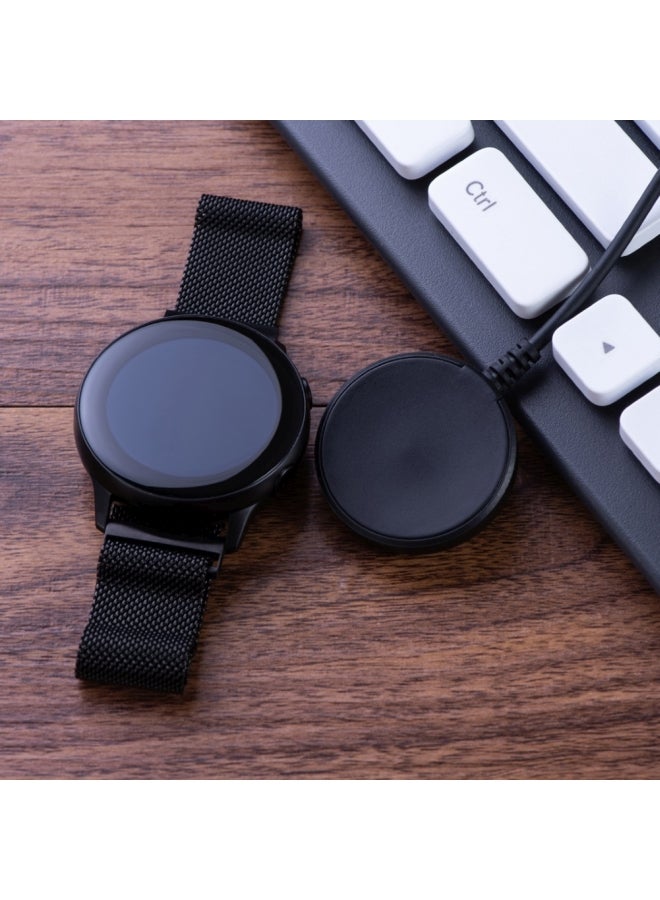 Replacement USB Charging Cable For Samsung Galaxy Watch Active 2 Black