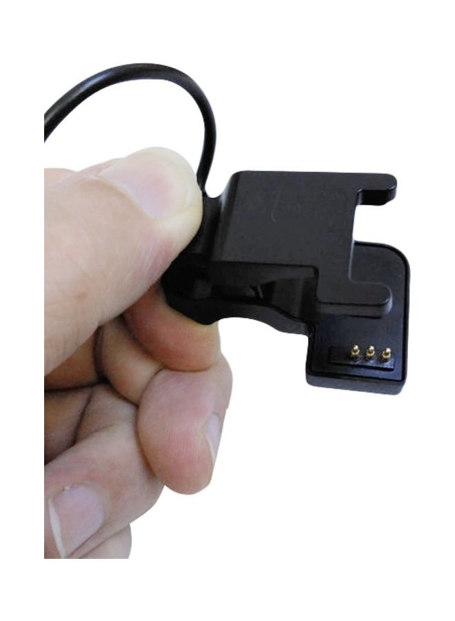 2/3-Pin Portable Smart Bracelet Watch Charger Clip 4/5/6mm Black