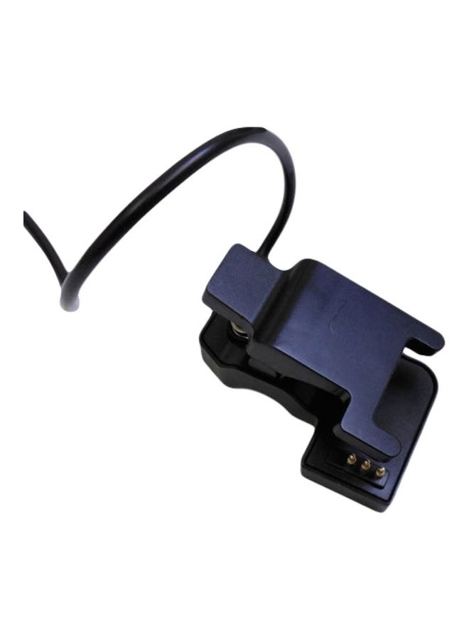 2/3-Pin Portable Smart Bracelet Watch Charger Clip 4/5/6mm Black