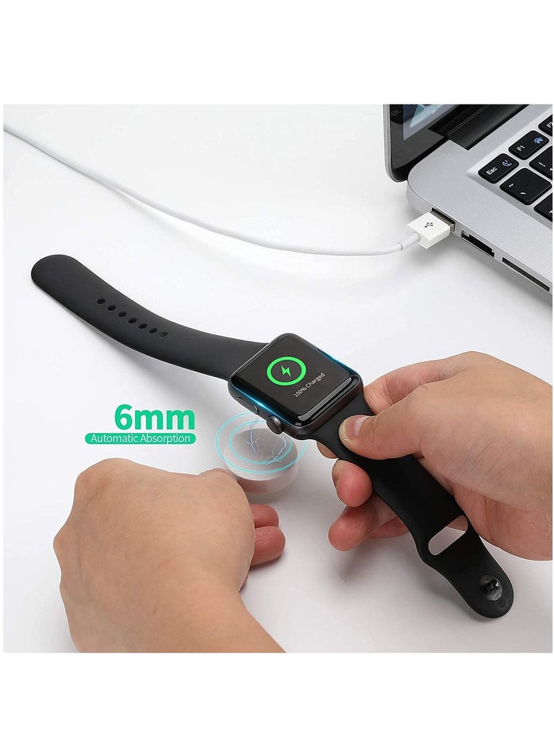 Fast Wireless Magnetic Wireless Charging Cable Cord Portable Charging Cord Compatible with Apple Watch Series 6 SE ,5,4,3,2,1/ 38mm,40mm,42mm,44mm 3.3Ft
