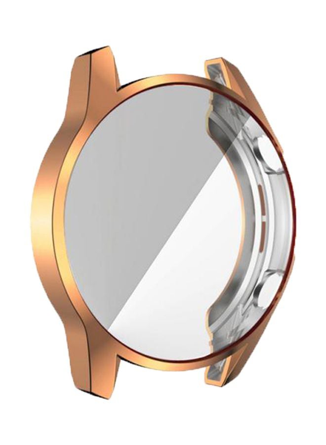 Protective Smartwatch Case For Huawei GT 2 46mm Rose Gold/Clear
