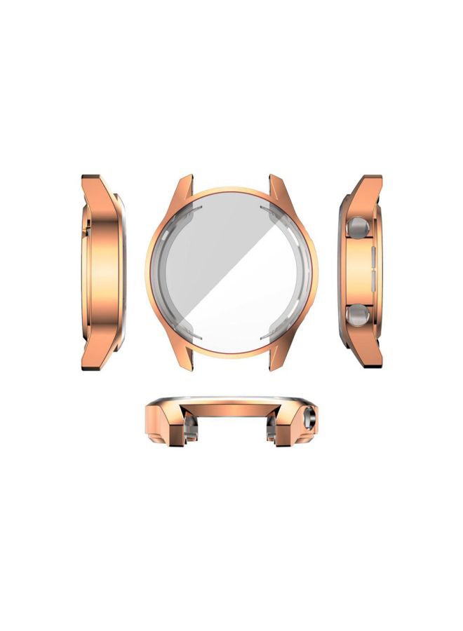 Protective Smartwatch Case For Huawei GT 2 46mm Rose Gold/Clear