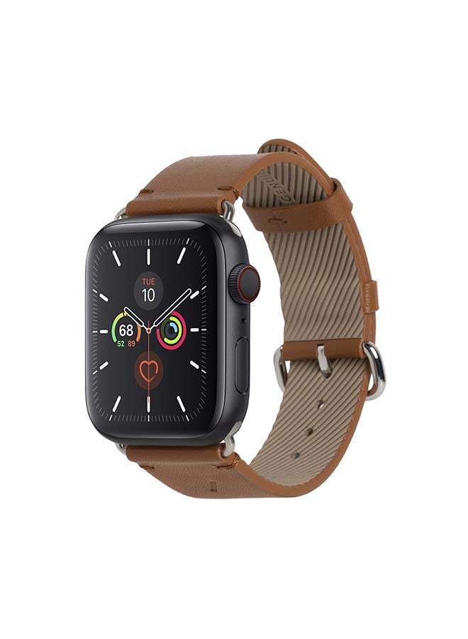 Classic Watch Case And Strap for Apple Watch 38/40mm Genuine Italian Nappa Leather Tan