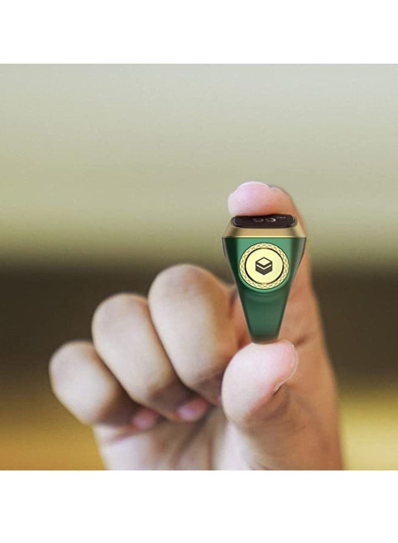 Smart Tasbih Plastic Zikr Lite Ring Green 18MM