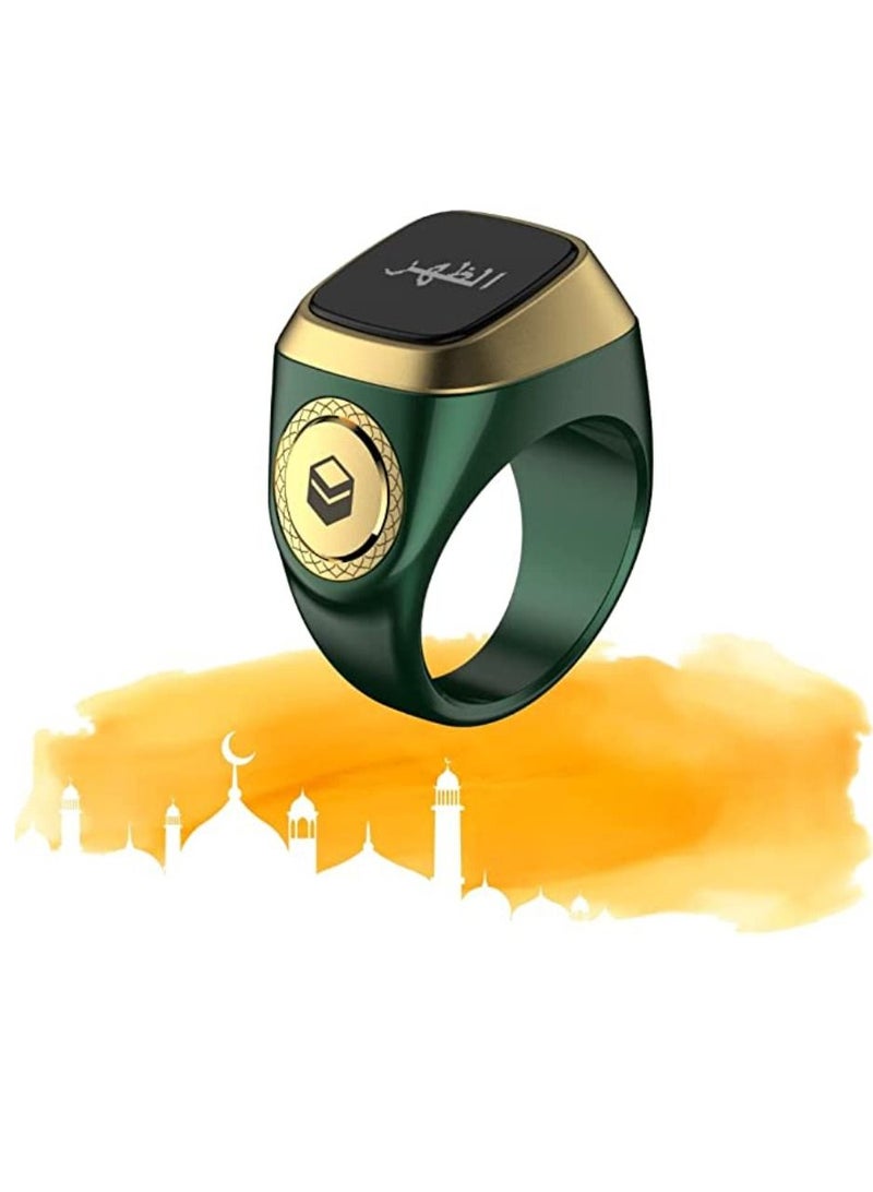 Smart Tasbih Plastic Zikr Lite Ring Green 22MM