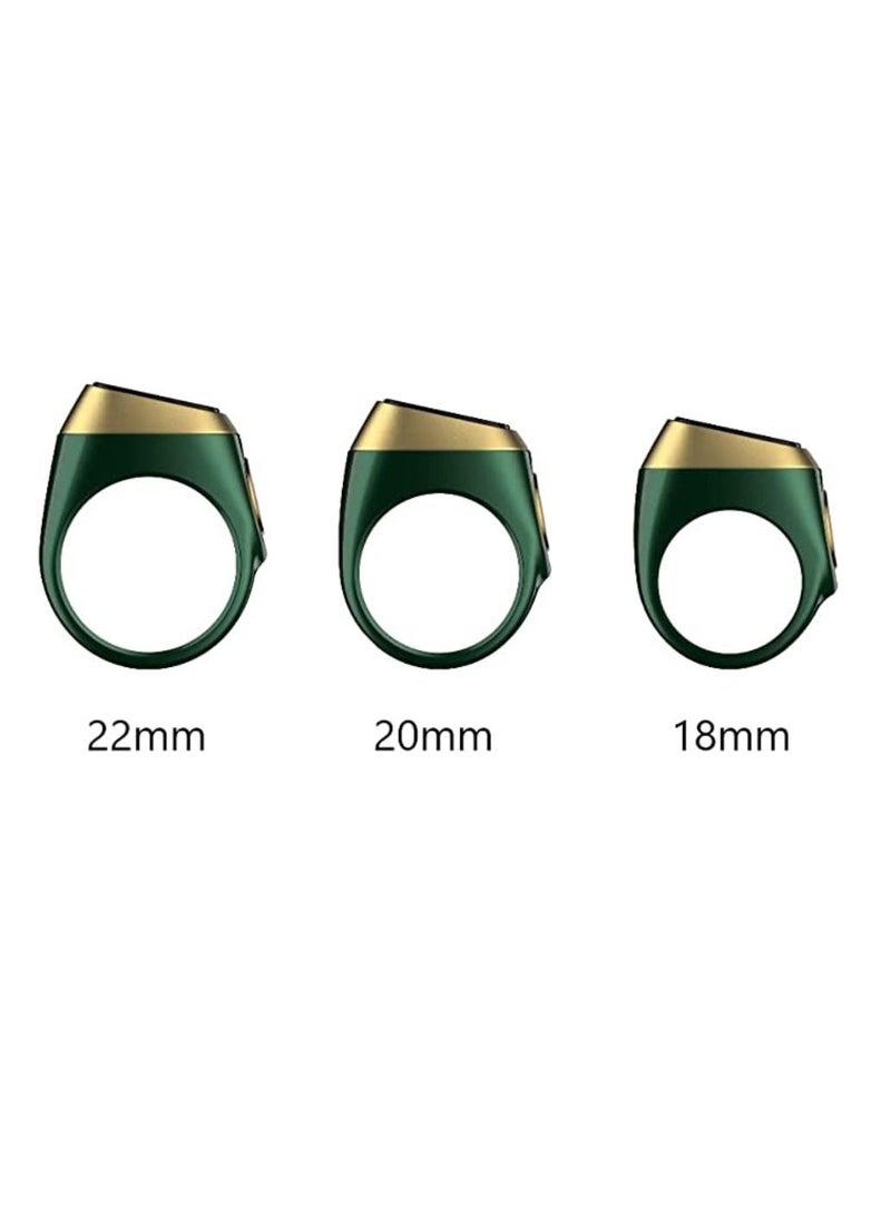 Smart Tasbih Plastic Zikr Lite Ring Green 22MM