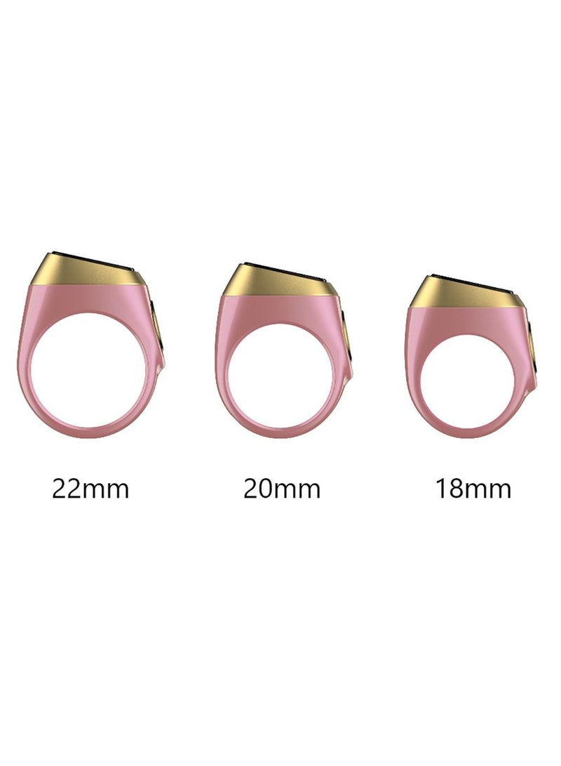Smart Tasbih Plastic Zikr Lite Ring Pink 20MM