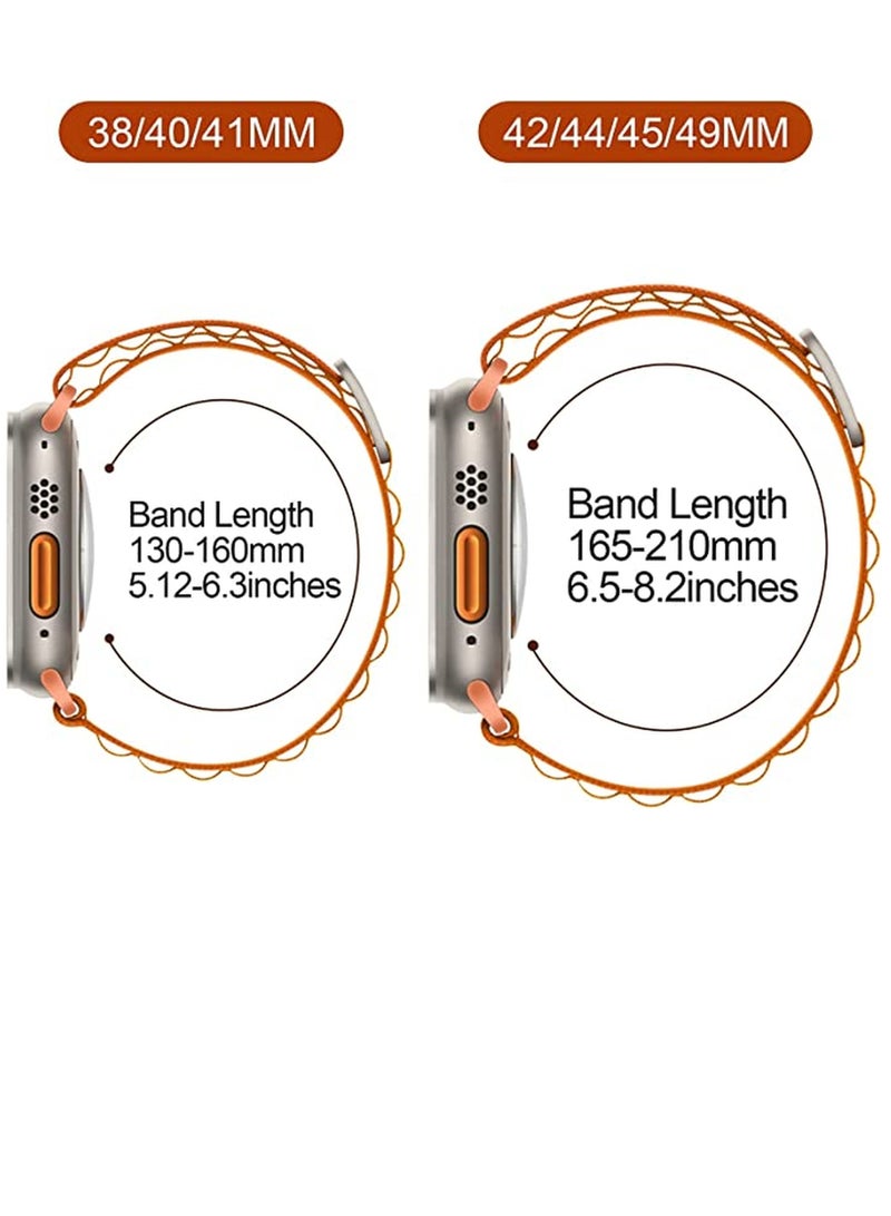 Replacement Apple Watch Ultra Alpine Loop Band Strap Compatible with 49MM/45MM/44MM/42MM for All Series