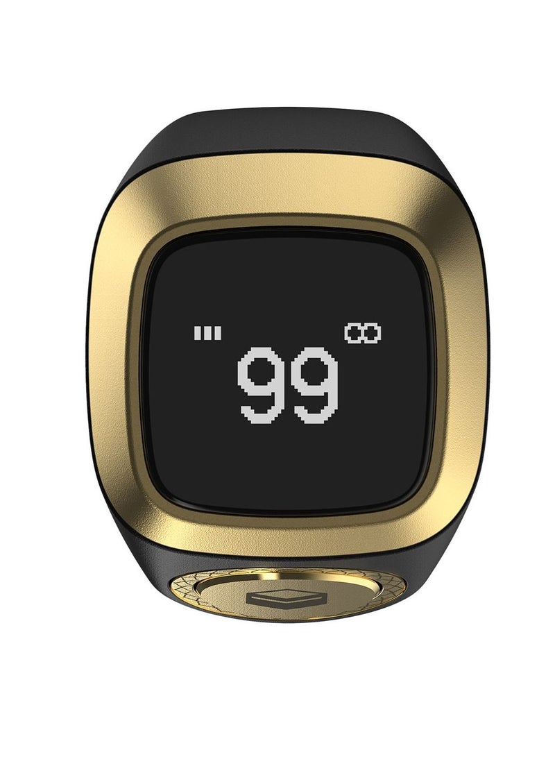 Smart Tasbih Plastic Zikr Lite Ring Black 18MM