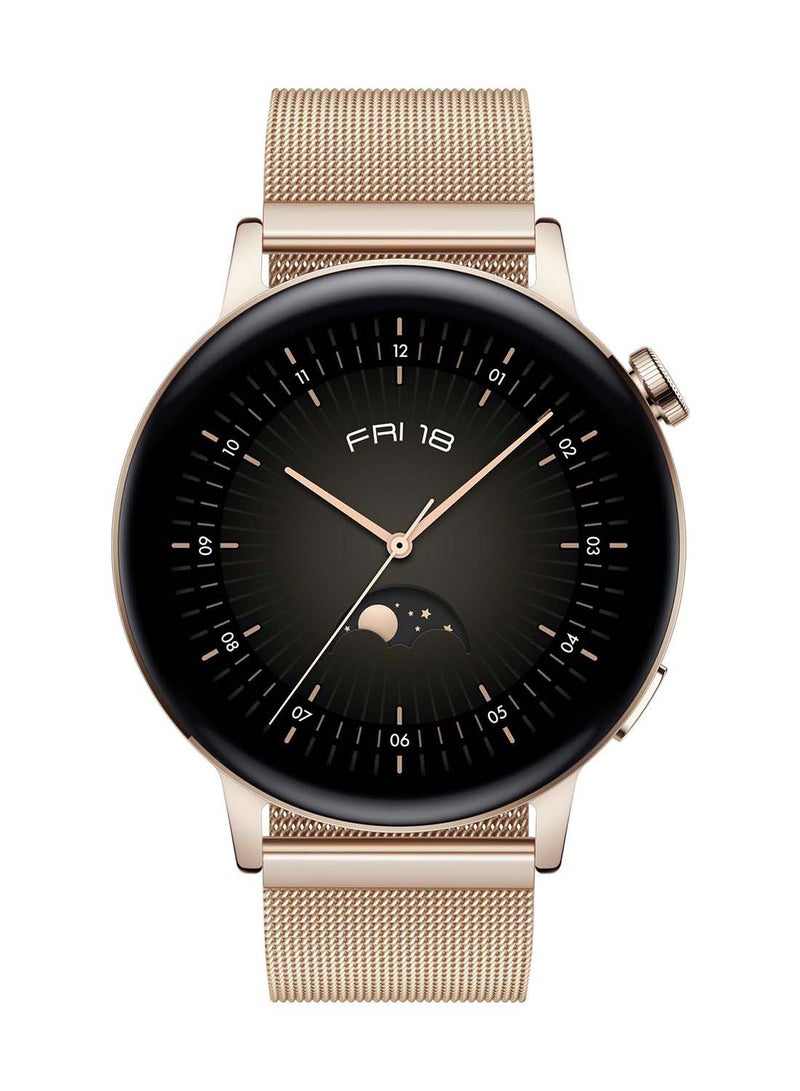 WATCH GT 3 42 mm Smartwatch Gold