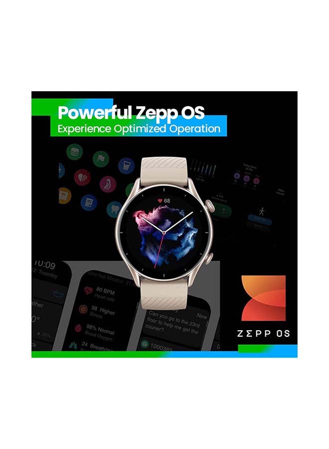 GTR 3  Ultra HD AMOLED Display Smartwatch Thunder Black