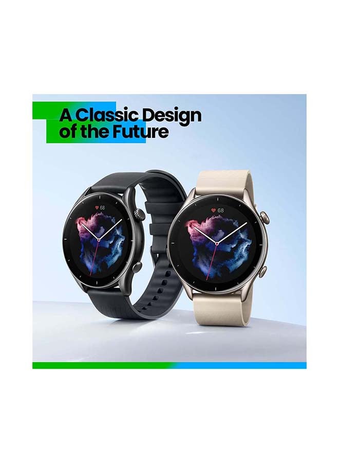GTR 3  Ultra HD AMOLED Display Smartwatch Thunder Black