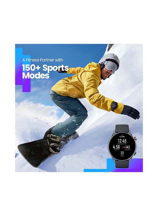 GTR 3 Pro Ultra HD AMOLED Display Smartwatch Infinite Black