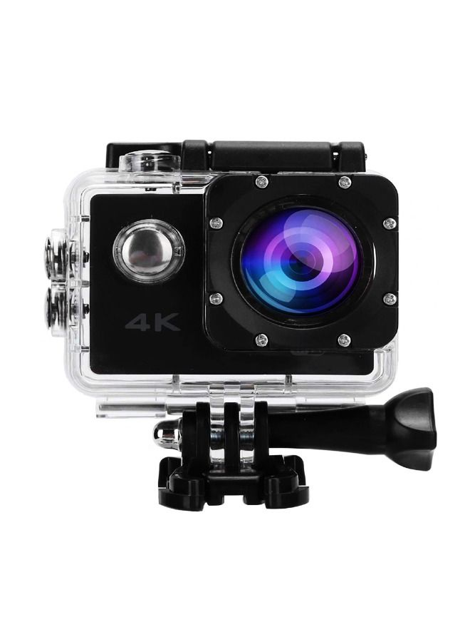 4K Sport Ultra HD DV 30M Water Resistant  16MP Vision Sport Camera Ultra HD WiFi Waterproof Camera, 170° HD Wide Angle Lens Underwater Cam with Rechargeable Batteries, 2.0” HD Screen