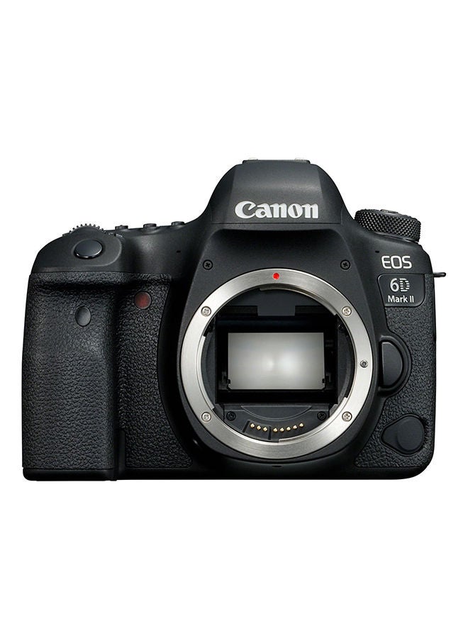 EOS 6D Mark II DSLR Body 26.2MP With LCD Touchscreen, Built-In Wi-Fi, NFC, Bluetooth And GPS Geotagging Technology Black