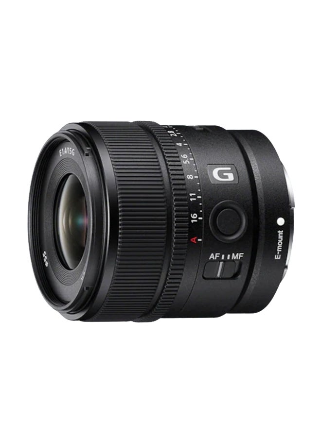 E 15mm F1.4 G APS C Wide Angle Prime Lens SEL15F14G One Size
