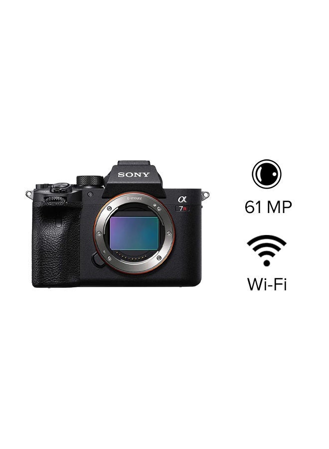 Alpha 7R Iv Full-Frame Mirrorless Interchangeable Lens Camera, 61Mp, Black, Ilce 7Rm4