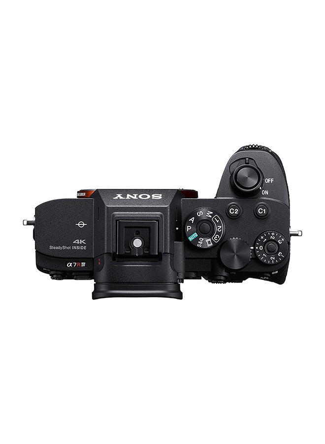 Alpha 7R Iv Full-Frame Mirrorless Interchangeable Lens Camera, 61Mp, Black, Ilce 7Rm4