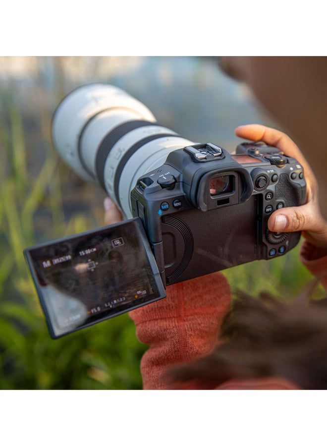 EOS R5 Mirrorless Camera Body، Full Frame، 45 MP، Full-frame Sensor، 20 fps Shooting، 8K RAW Video، Up to 8-stop in Body IS، Max ISO 51،200