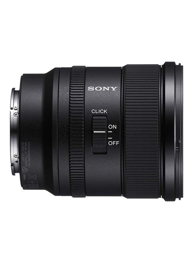 FE 20mm F1.8 G High-Resolution Prime Lens, Ultra-wide Angle, SEL20F18G Black