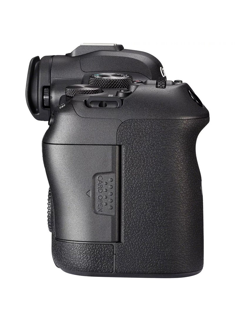 EOS R6 Mirrorless Camera Body، Full-frame، 20 MP، Up to 8-stop in Body IS، 20 fps، 4K 60p Movies، Bluetooth & Wi-Fi، Max ISO 102،400