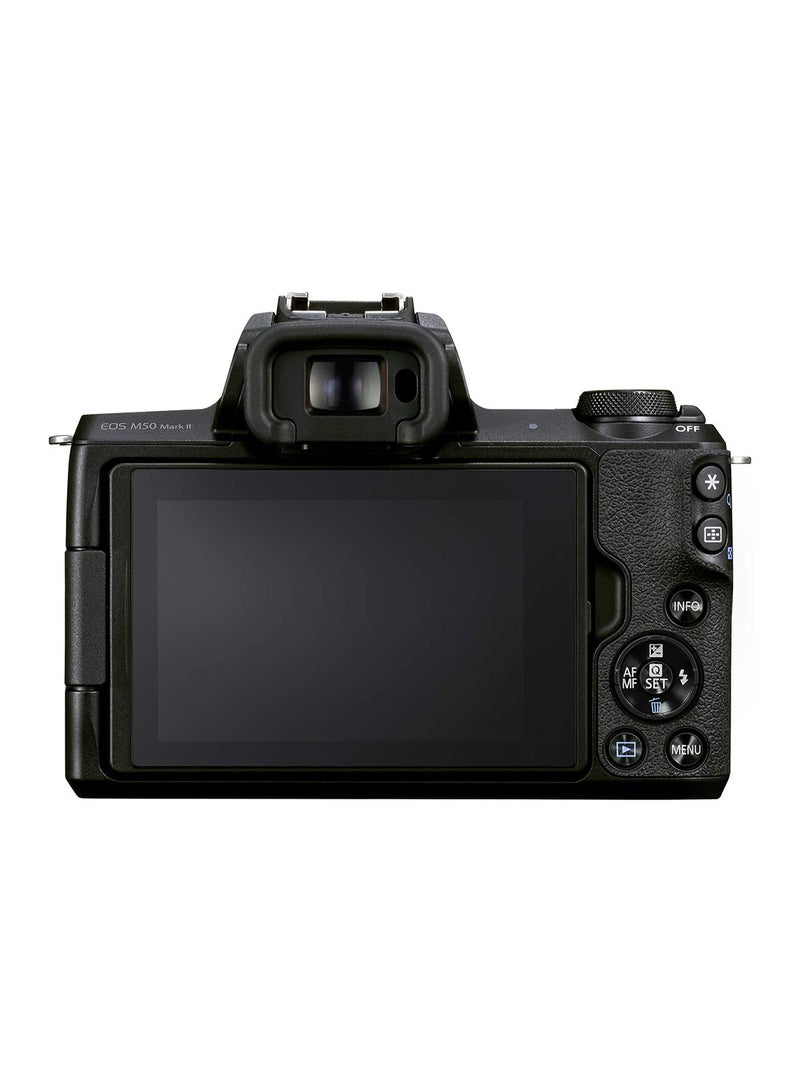 EOS M50 Mark II + Ef-M 15-45mm Is Stm Kit Black