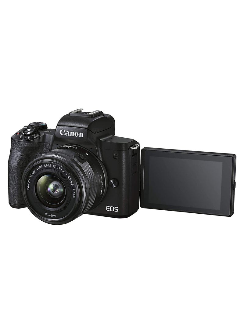 EOS M50 Mark II + Ef-M 15-45mm Is Stm Kit Black