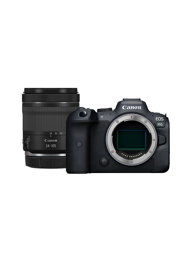 EOS R6 with RF 24-105mm F/4L Mirrorless Camera Lens Kit