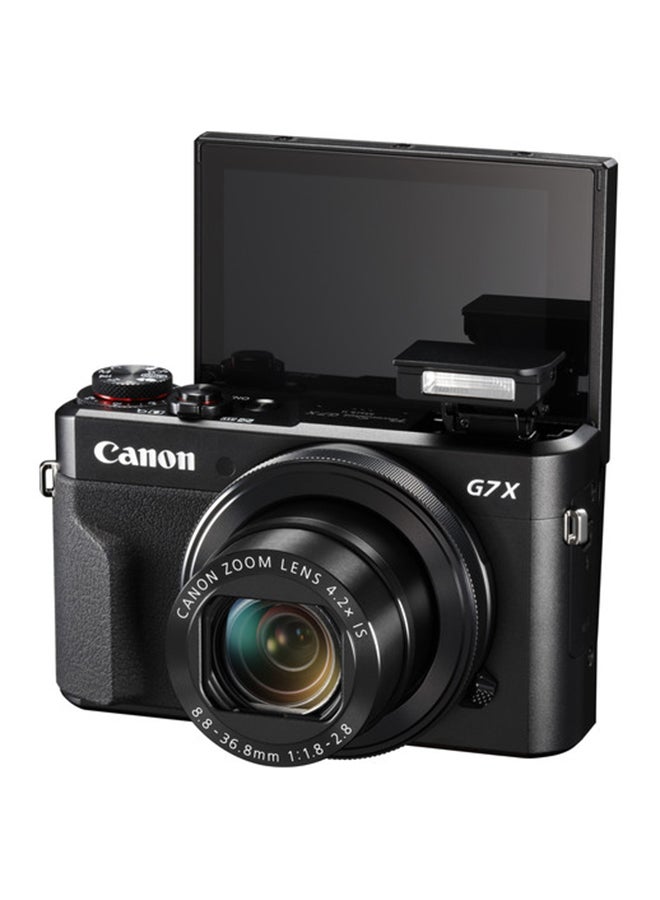 PowerShot G7 X Mark II Point And Shoot Camera 20.1MP 4.2x Zoom With Tilt Touchscreen, Built-In Wi-Fi And NFC Black