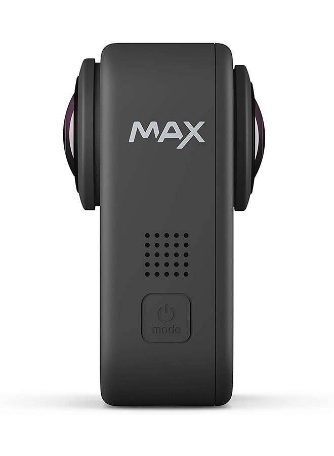 MAX - Waterproof 360 + Camera With Touch Screen Spherical 5.6K30 HD Video 16.6MP 360 Photos 1080p Live Streaming Stabilization