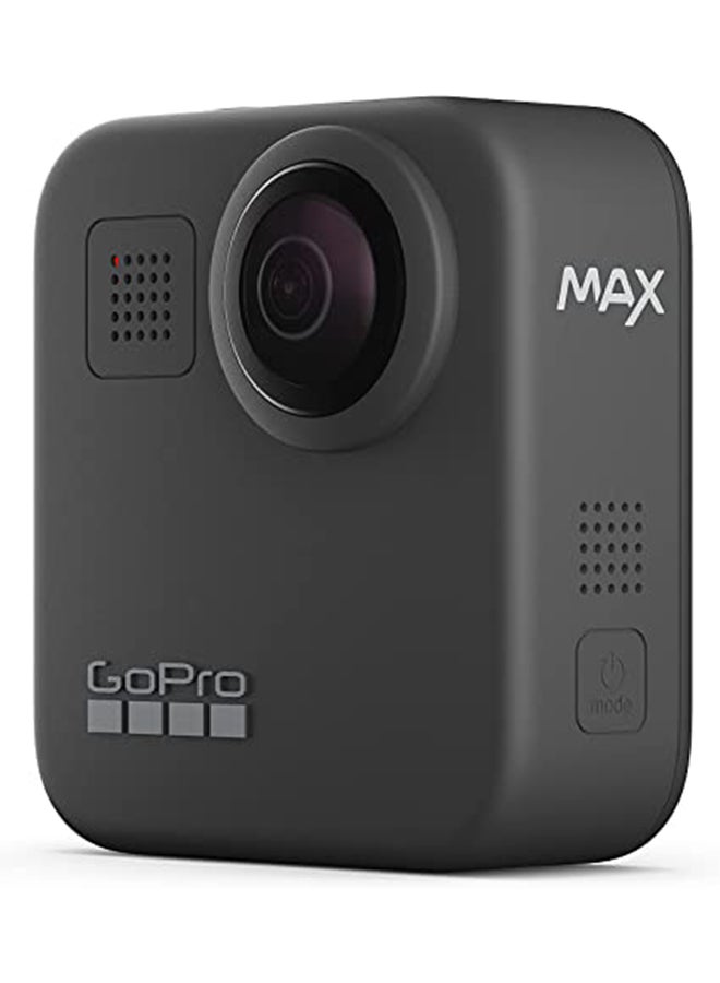 MAX - Waterproof 360 + Camera With Touch Screen Spherical 5.6K30 HD Video 16.6MP 360 Photos 1080p Live Streaming Stabilization