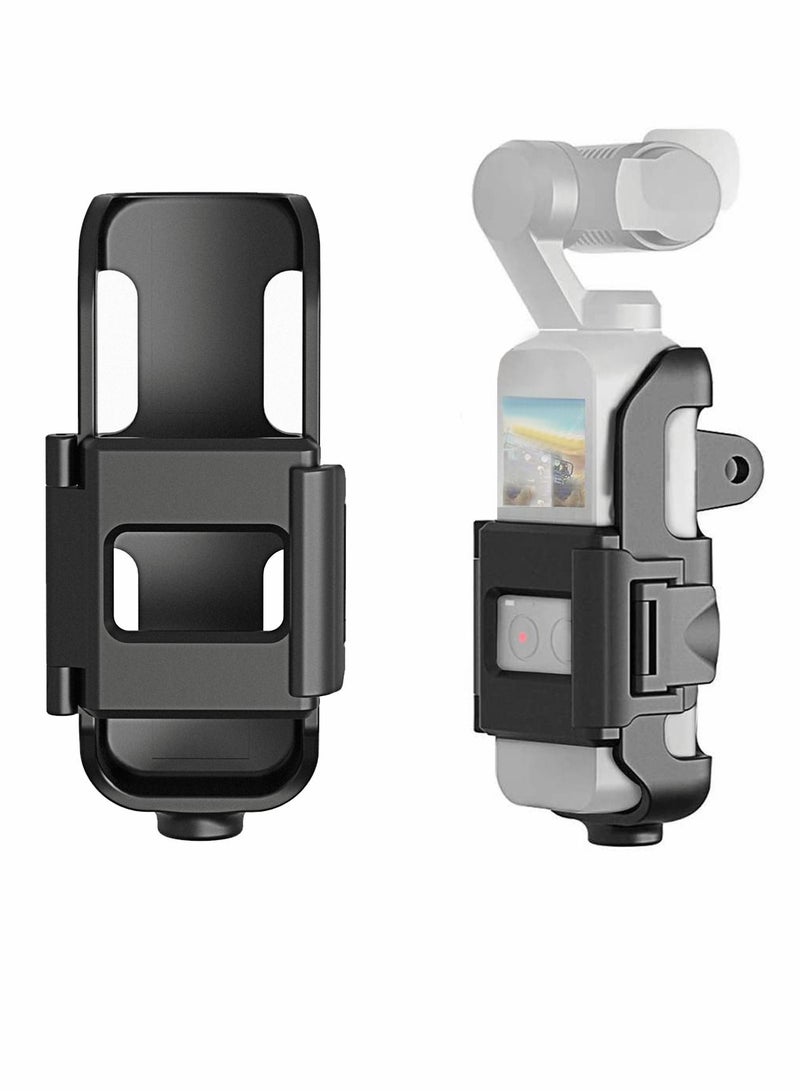 Action Mount for Dji Osmo Pocket Tripod and Gopro Stand Bracket Accessories Expansion Protective Frame with Quick-Release Design