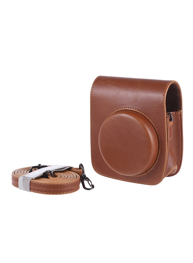 PU Protective Camera Case Bag Pouch Cover Protector w/ Strap for Fujifilm Instax Mini 90 Instant Film Camera