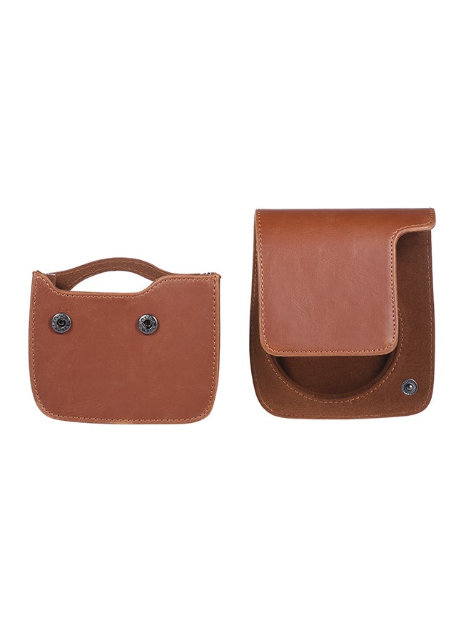 PU Protective Camera Case Bag Pouch Cover Protector w/ Strap for Fujifilm Instax Mini 90 Instant Film Camera