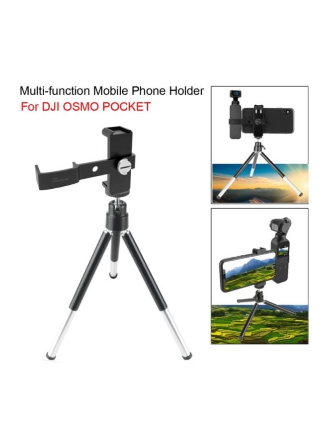 Multifunction Tripod Mount Stand Phone Holder For DJI Osmo Pocket Handheld Cam