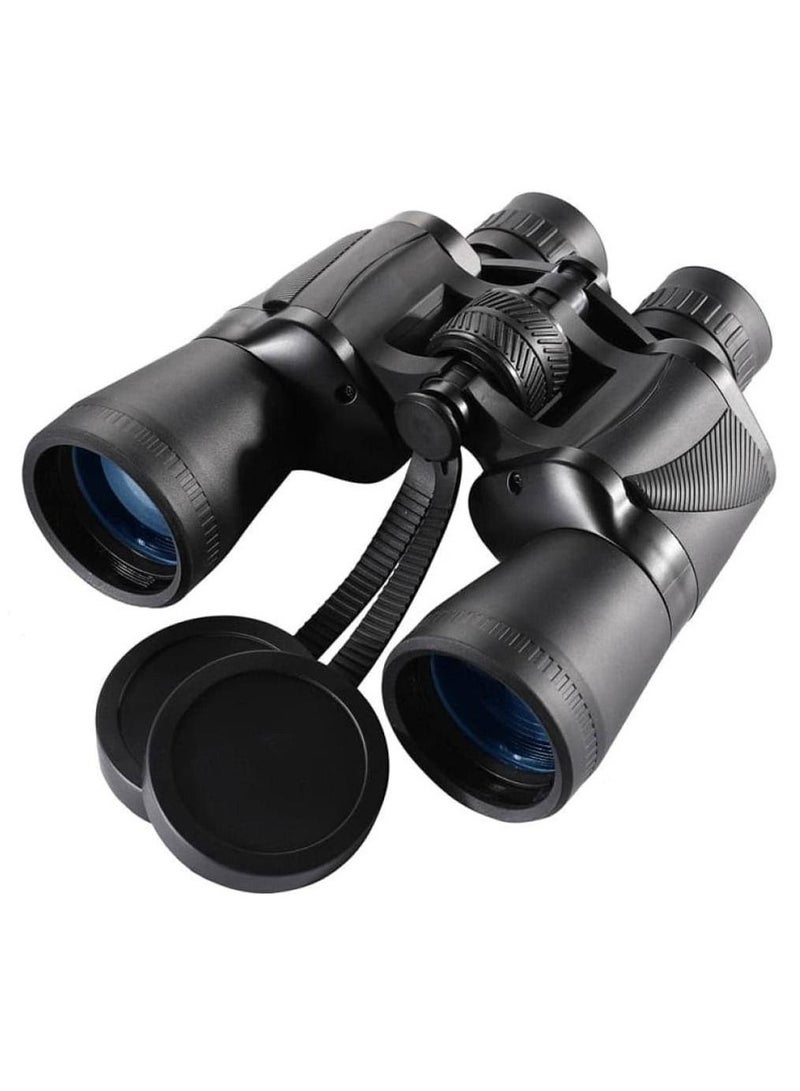 20x50 HD High-Power Professional Waterproof with Low Light Night Vision Binocular Black