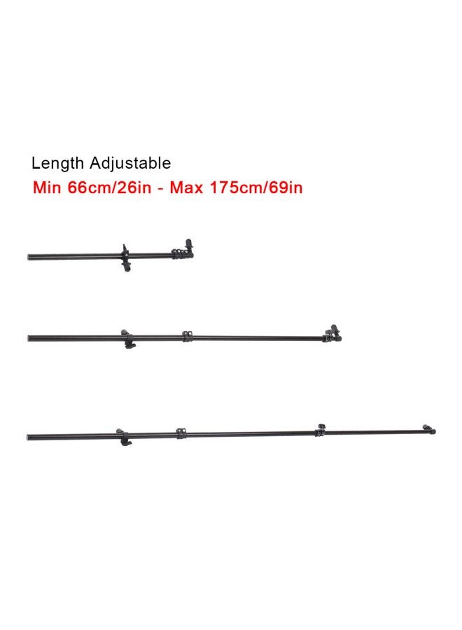 Photography Reflector Diffuser Holder Stand With Clip Flexible Swivel Grip Head Clamp Black