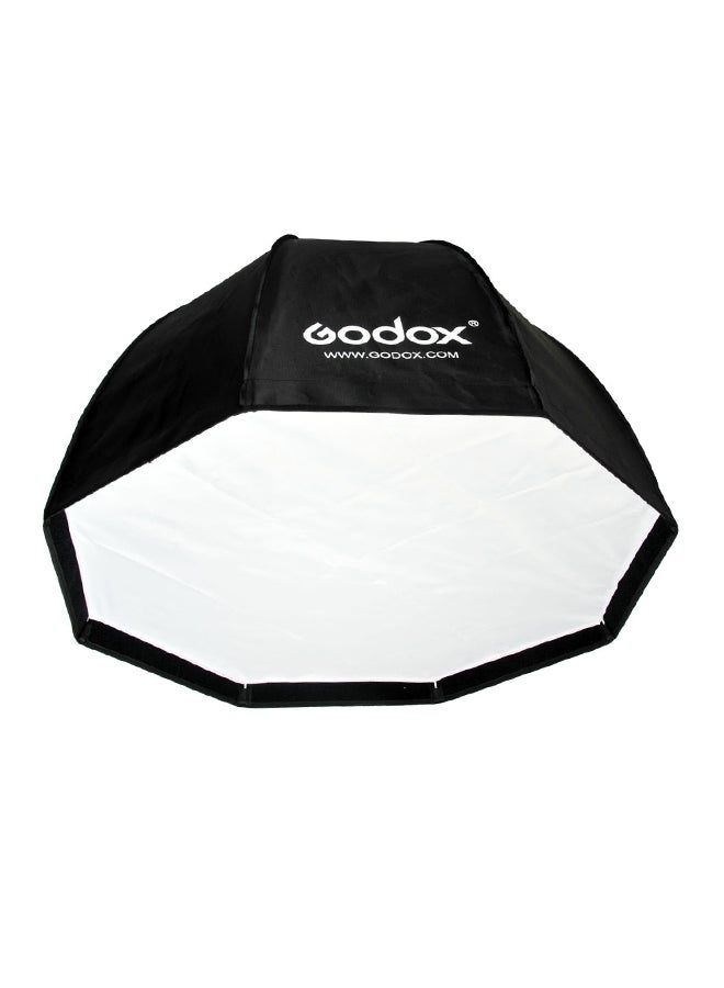 Portable Octagonal Umbrella for Speedlite Black