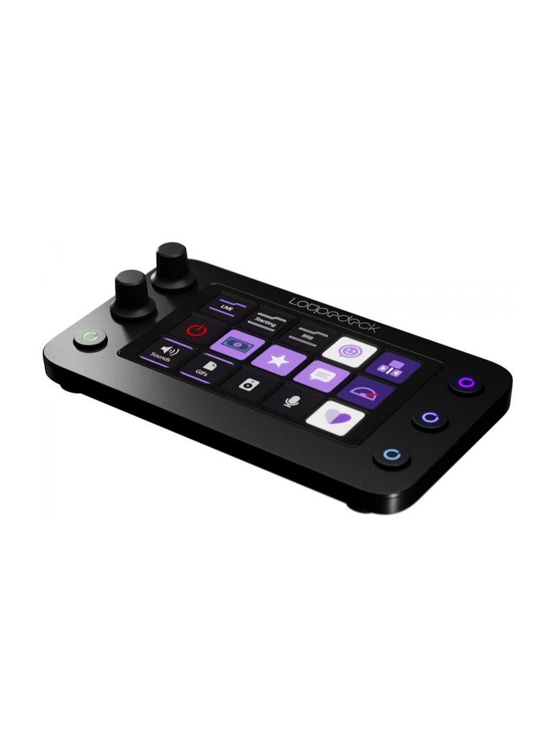 LOUPEDECK LIVE S portable streaming control console for creatives and live streamers