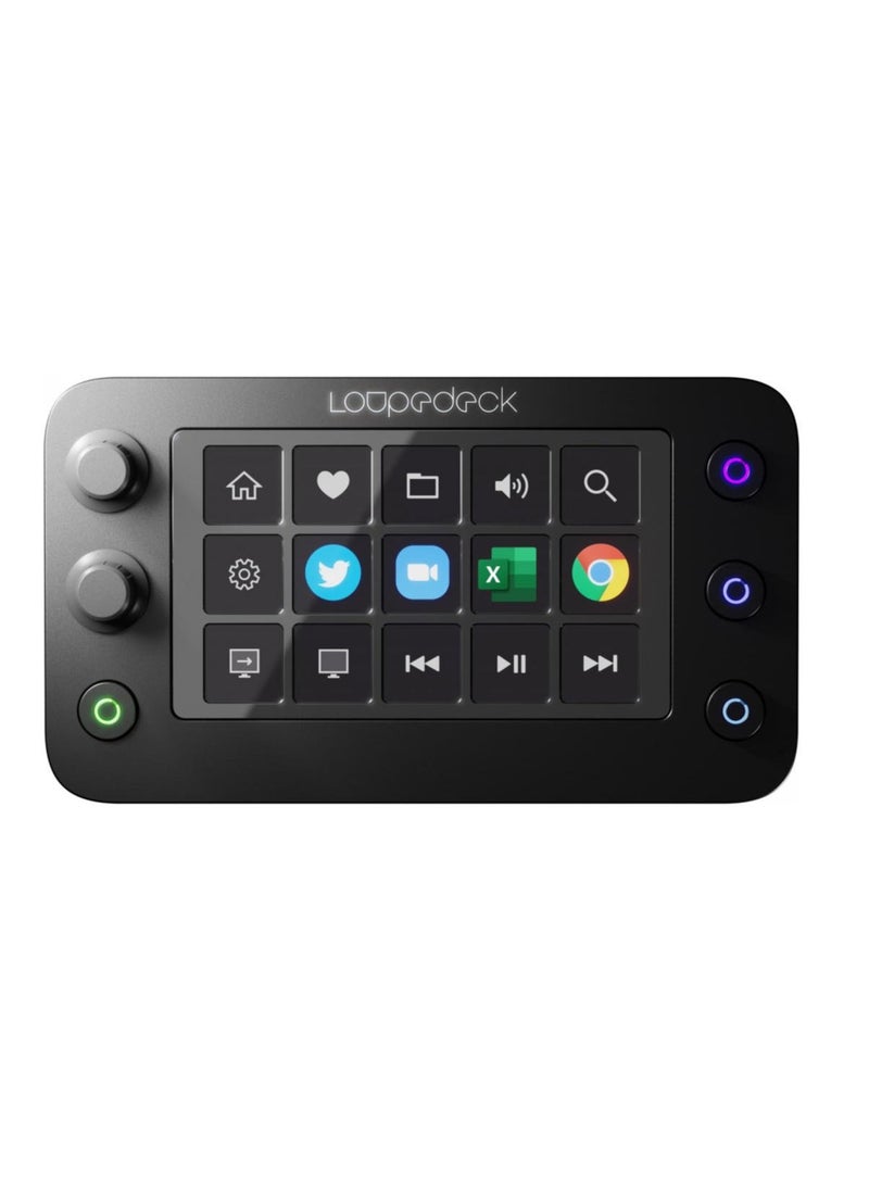 LOUPEDECK LIVE S portable streaming control console for creatives and live streamers