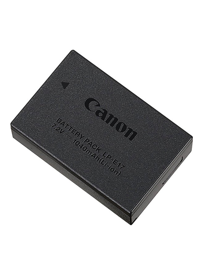 1040.0 mAh Rechargeable Lithium Ion Battery Pack For EOS750D Black