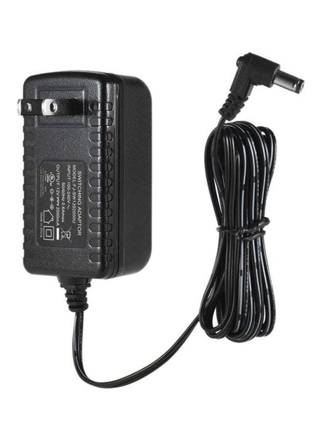 Power Adapter With US Plug Black